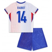 Maglie da calcio Francia Adrien Rabiot #14 Seconda Maglia Bambino Europei 2024 Manica Corta (+ Pantaloni corti)
